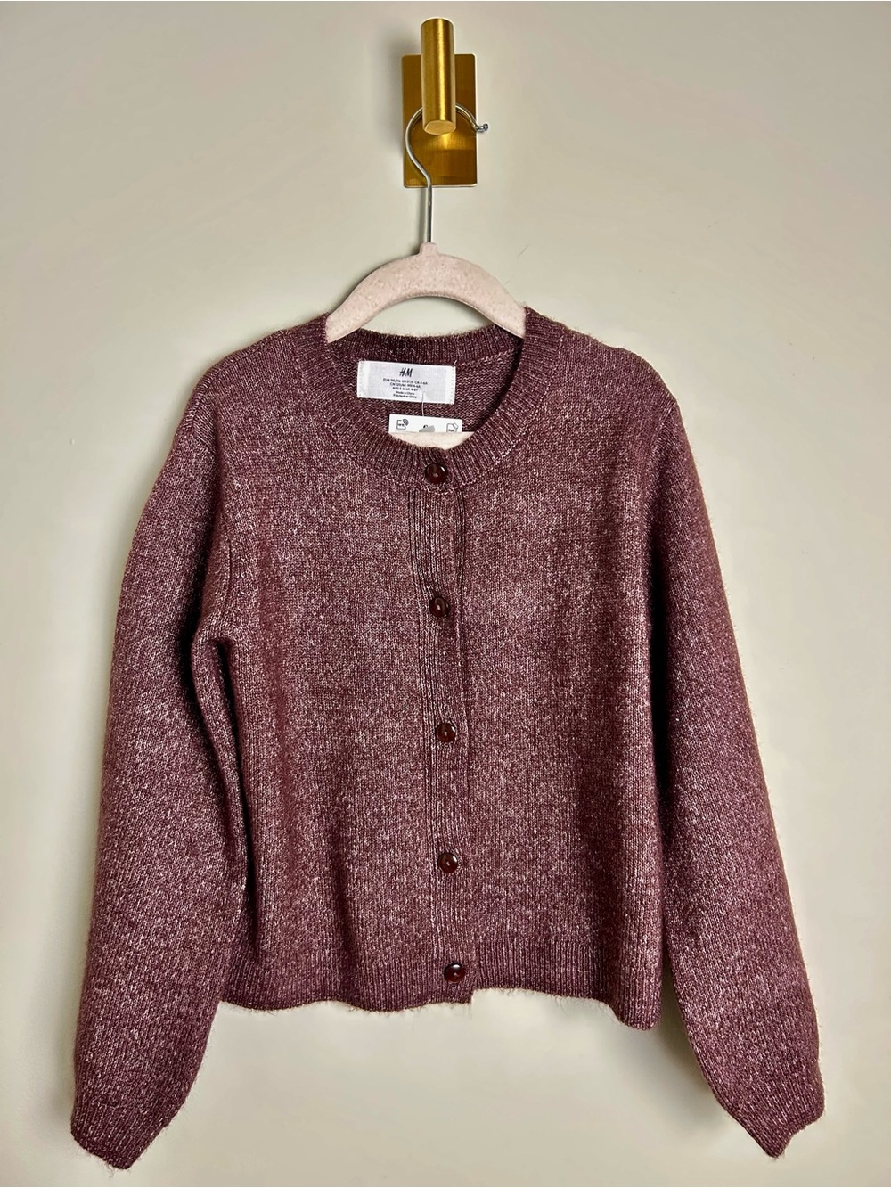 H&M Toddler Brown Knit Cardigan - 5T